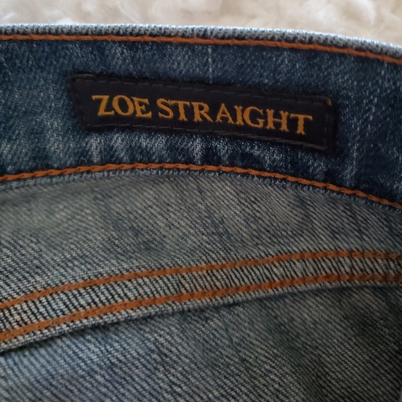 Lucky Brand Zoe Straight Very Distressed Jeans size 4/27 - Picture 5 of 10